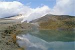 Sulphur vents, Mount Asahidake, island of Hokkaido, Japan, Asia