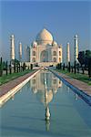 Le Taj Mahal, Agra, l'Etat d'Uttar Pradesh, en Inde, Asie