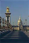 Blick von Alexandre III Brücke des Grand Palais und Petit Palais, Paris, Frankreich, Europa