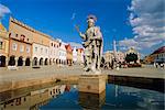 Colonne de Marian, Telc, Moravie du Sud, République tchèque, Europe