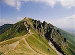 Sommet du Puy de Sancy, Puy de dôme, le Parc Naturel Régional des Volcans d'Auvergne, Massif Central, Aquitaine, France, Europe