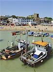 Beach and harbour, Broadstairs, Kent, England, United Kingdom, Europe