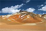 Colourful volcanic rocks of the Andes mountains, along Bolivia-Chile border range, Southwest Highlands, Bolivia, South America