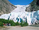 Briksdal glacier, Sogn and Fjordane, Norway, Scandinavia, Europe