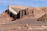 Vallée de la Luna, désert d'Atacama, au Chili, en Amérique du Sud