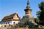 Wat That Luang, Luang Prabang, UNESCO World Heritage Site, Laos, Indochina, Southeast Asia, Asia