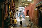 Der Souk in der Medina, Marrakesch (Marrakech), Marokko, Nordafrika, Afrika