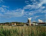 Windmill at Cley-next-the-Sea, Norfolk, England, United Kingdom, Europe