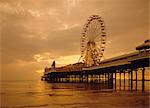 La jetée, Blackpool, Lancashire, Angleterre, Royaume-Uni, Europe