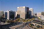 Namdaemun (South Gate) and city skyline, Seoul, South Korea