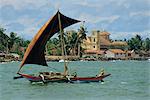 Oruva fishing catamaran, Negombo, Sri Lanka