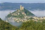 Castle, Najac, Aveyron, Midi Pyrenees, France, Europe