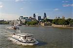 Die Skyline der Stadt von Tower Bridge, London, England, Vereinigtes Königreich, Europa