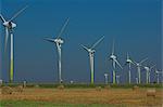 Wind turbines, Lower Saxony, Germany, Europe