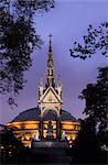 Albert Memorial and the Royal Albert Hall, London, England, United Kingdom, Europe