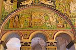 Interior of Basilica di San Vitale, Ravenna, UNESCO World Heritage Site, Emilia Romagna, Italy, Europe