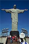 Christ the Redeemer statue, Corcovado Mountain, Rio de Janeiro, Brazil, South America