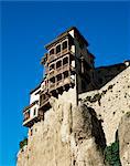 The Hanging Houses, Cuenca, Castilla La Mancha, Spain, Europe