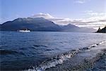 TSS Earnslaw, lac Wakatipu, Queenstown, Otago, île du Sud, Nouvelle-Zélande, Pacifique