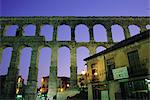 L'aqueduc romain, Segovia, Castilla y Leon, Espagne, Europe