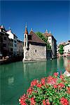 The Palais de L'Isle in the Thiou River, Annecy, Haute-Savoie, Rhone-Alpes, France, Europe