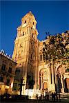 Cathédrale datant du XVIe au XVIIIe siècles, Malaga, Andalousie, Espagne, Europe