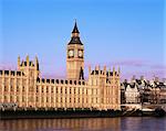 Häuser von Parlament und Big Ben, Westminster, London, England, Vereinigtes Königreich, Europa