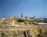 Die Zitadelle und die Kathedrale, in Victoria, Gozo, Malta, Europa