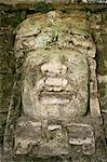 Mask 4m high, Structure P9-56, Lamanai, Belize, Central America