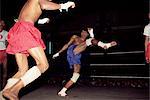 Burmese boxing, no kicks or punches barred, Mandalay, Myanmar (Burma), Asia