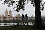 Jogger, Central Park, Manhattan, New York City, New York, Vereinigte Staaten von Amerika, Nordamerika