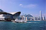 Exposition et Convention Center, Victoria Harbour, Hong Kong, Chine, Asie