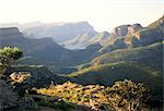 Blyde River Canyon, Drakensberg montagnes, Afrique du Sud, Afrique