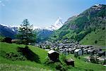 Zermatt, and the Matterhorn, Swiss Alps, Switzerland, Europe