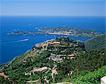 Eze and St. Jean-Cap-Ferrat, Cote d'Azur, Provence, France, Mediterranean, Europe