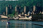 Conwy Castle, UNESCO World Heritage Site, Conwy, Gwynedd, Wales, United Kingdom, Europe