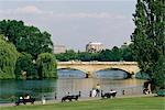 Hyde Park et la Serpentine, Londres, Royaume-Uni, Europe