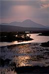 Caillich et les Cuillin Hills, dans la région de fond, Isle of Skye, Highland, Ecosse, Royaume-Uni, Europe