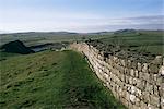 Hadrian's Wall, UNESCO World Heritage Site, Northumberland, England, United Kingdom, Europe