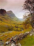 Glen Coe (Glencoe), Hochland-Region, Schottland, Vereinigtes Königreich, Europa