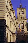 Tour de l'horloge et l'hôtel de ville, Aix en Provence, Provence, France, Europe