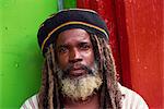 Porträt des Mannes, Dominica, Westindische Inseln, Karibik, Mittelamerika