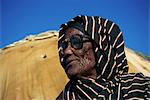 Portrait of old woman, Ethiopia, Africa