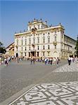 Palais, place du château, Prague, République tchèque, Europe de l'archevêque