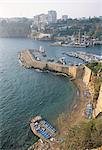 Le port, Asie, Asie mineure, l'Anatolie, Turquie, Antalya