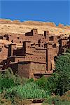 Ait Benhaddou, Ksour avec nombreuses Kasbahs, patrimoine mondial UNESCO, près de Ouarzazate, au Maroc, en Afrique du Nord, Afrique