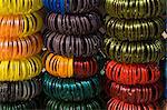 Colourful bangles for sale, Maheshwar, Madhya Pradesh state, India, Asia