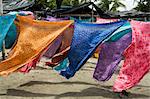 Colourful beach wraps for sale, Manuel Antonio, Costa Rica