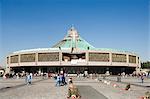 Basilica de Guadalupe, a famous pilgrimage center, Mexico City, Mexico, North America