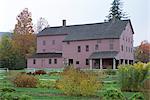 Laundry and machine shop dating from around 1790, Hancock Shaker Village, Massachusetts, New England, United States of America (U.S.A.), North America